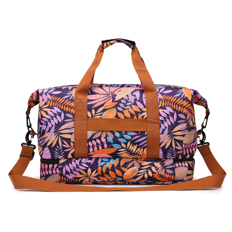 Floral Travel Tote Bag