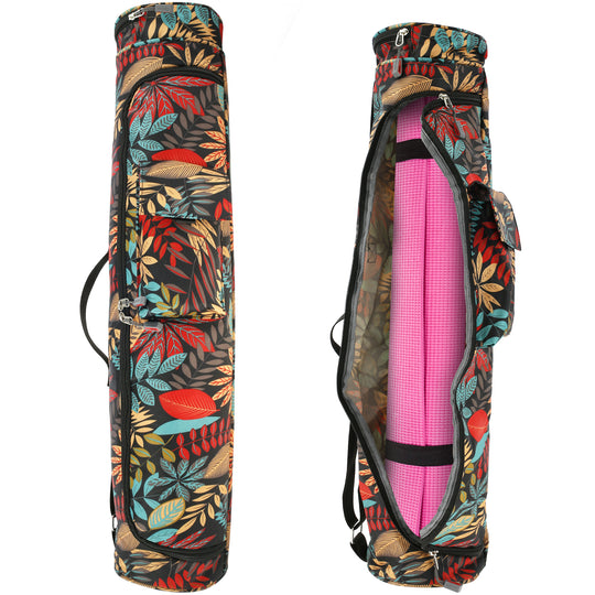 Floral Exercise Yoga Mat Bag