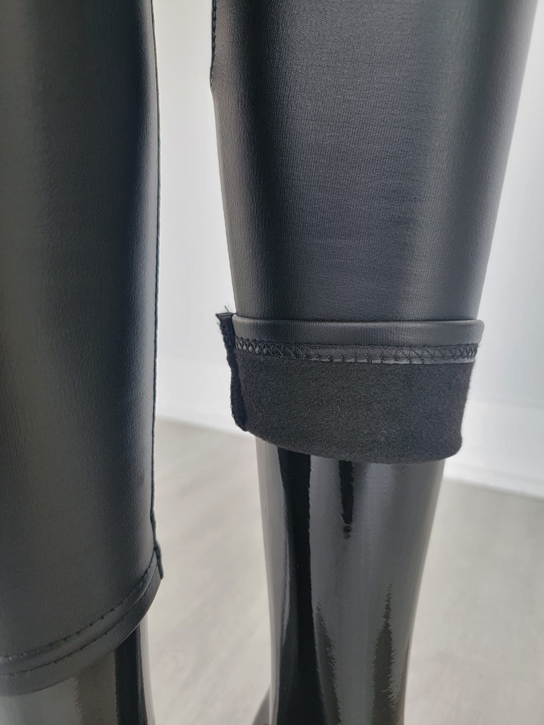 Fleece-Lined Faux Leather Leggings