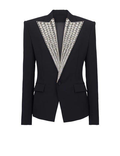 Rhinestone Boyfriend Blazer