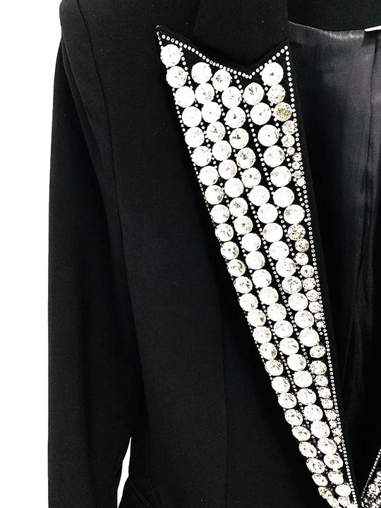 Rhinestone Boyfriend Blazer