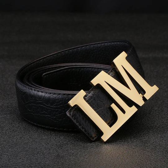 Custom Initials Belt and Buckle