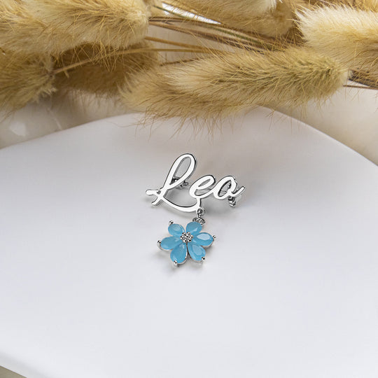 Custom Name Pin with Charm