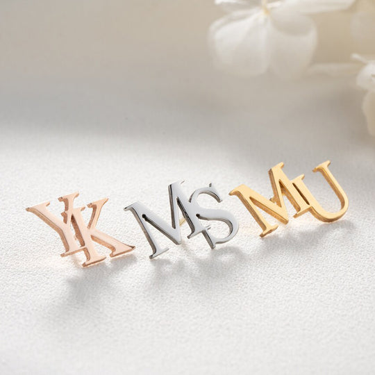 Custom Initials Brooch