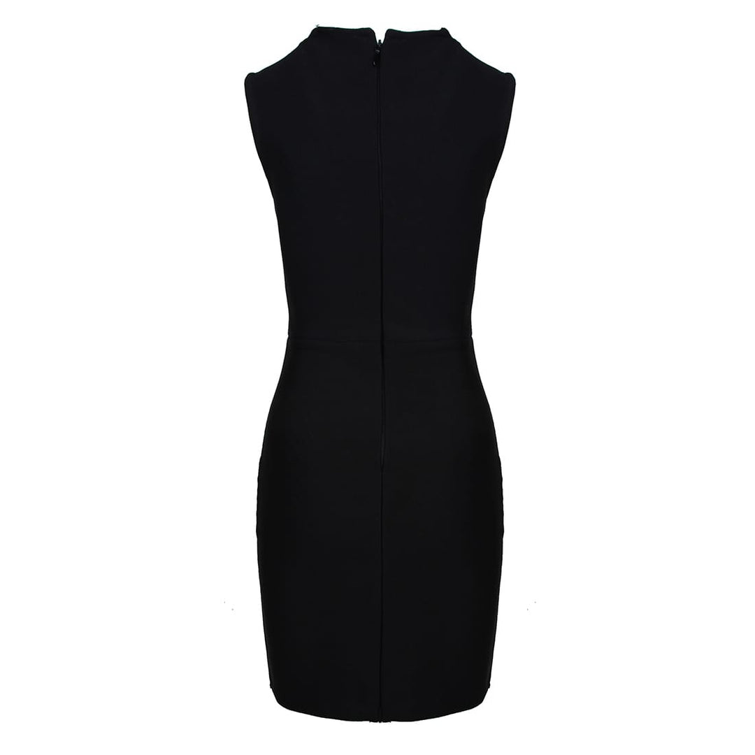 Multi-Stone Bandage Dress - Sleeveless