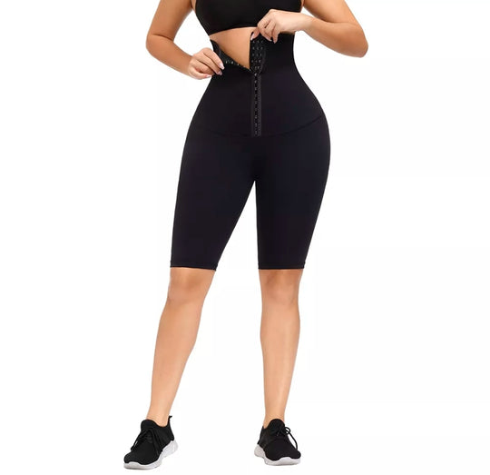 Capris coupe slim double corset haut