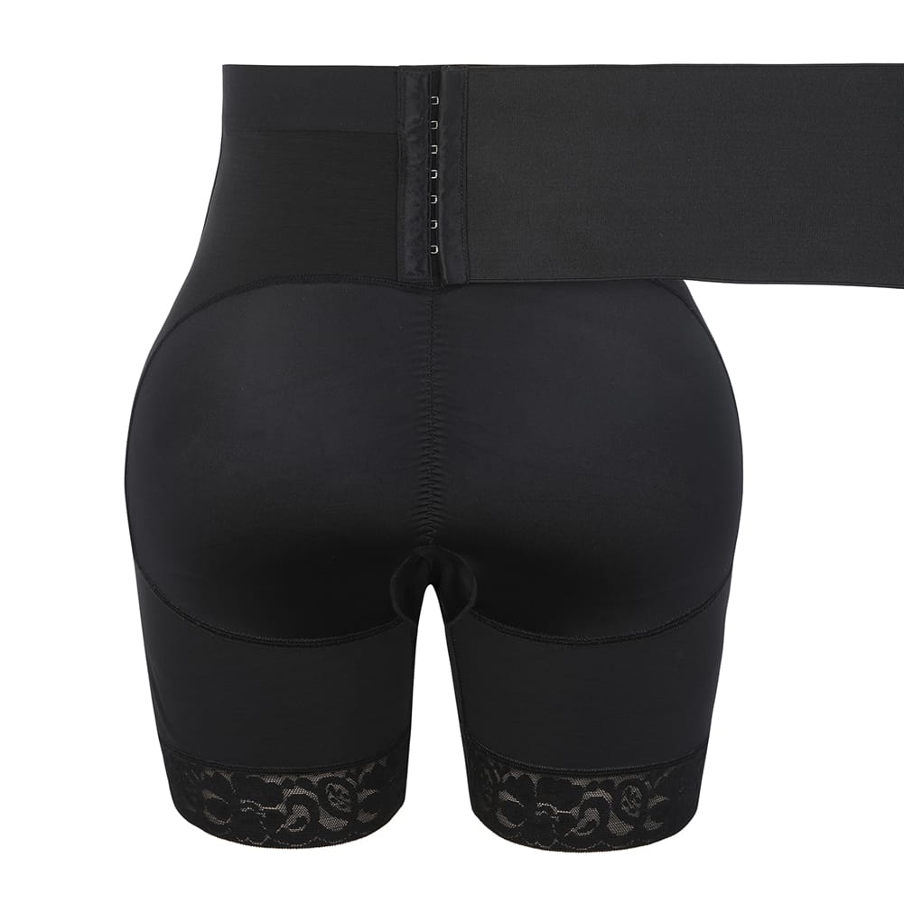 Short enveloppant la taille et rehausseur de fesses